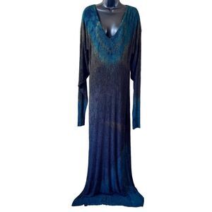 RAIF Tie Dye Long Knit Maxi Dress